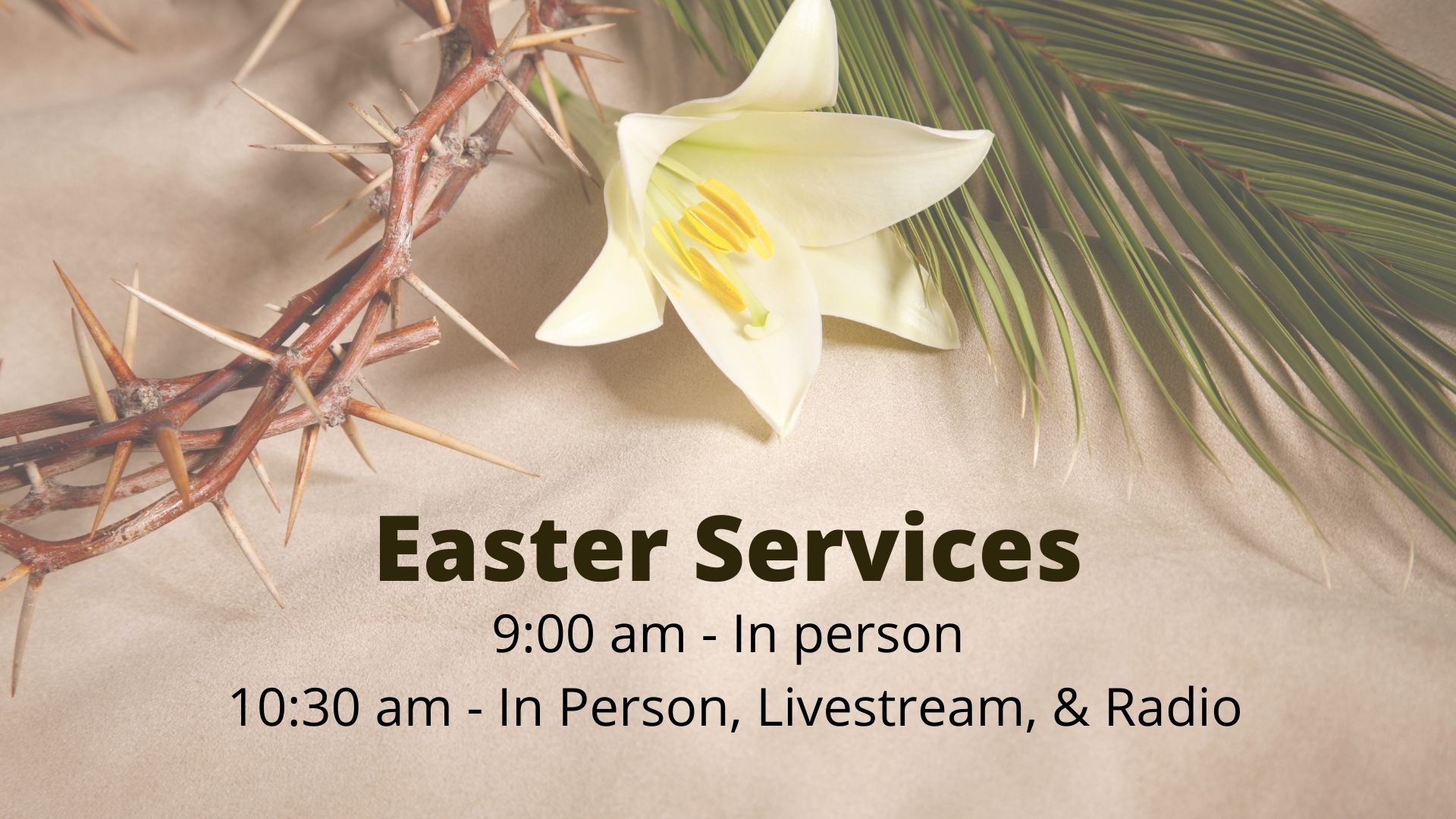 Easter Services Covenant Church
